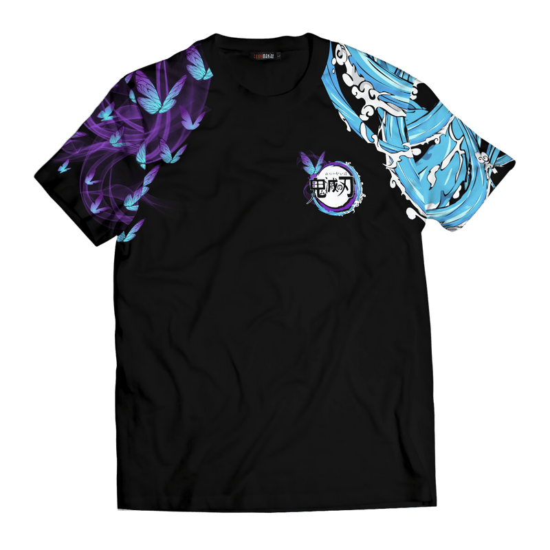 Demon Slayer T-Shirts – Yin Yang Giyuu Shinobu Unisex