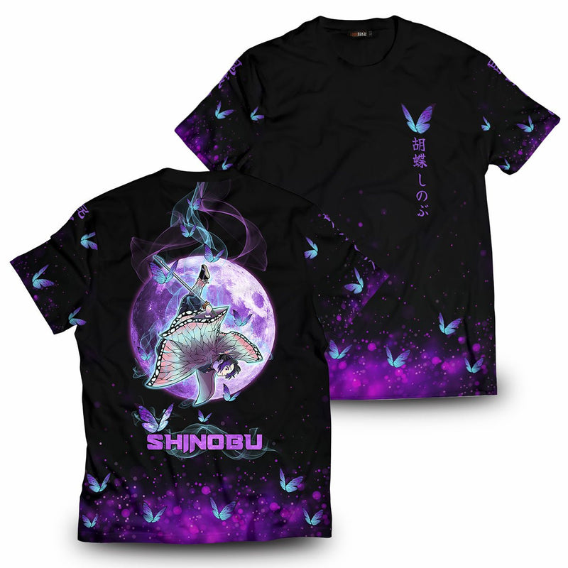 Demon Slayer T-Shirts – Shinobu Moonfall Unisex T-Shirt