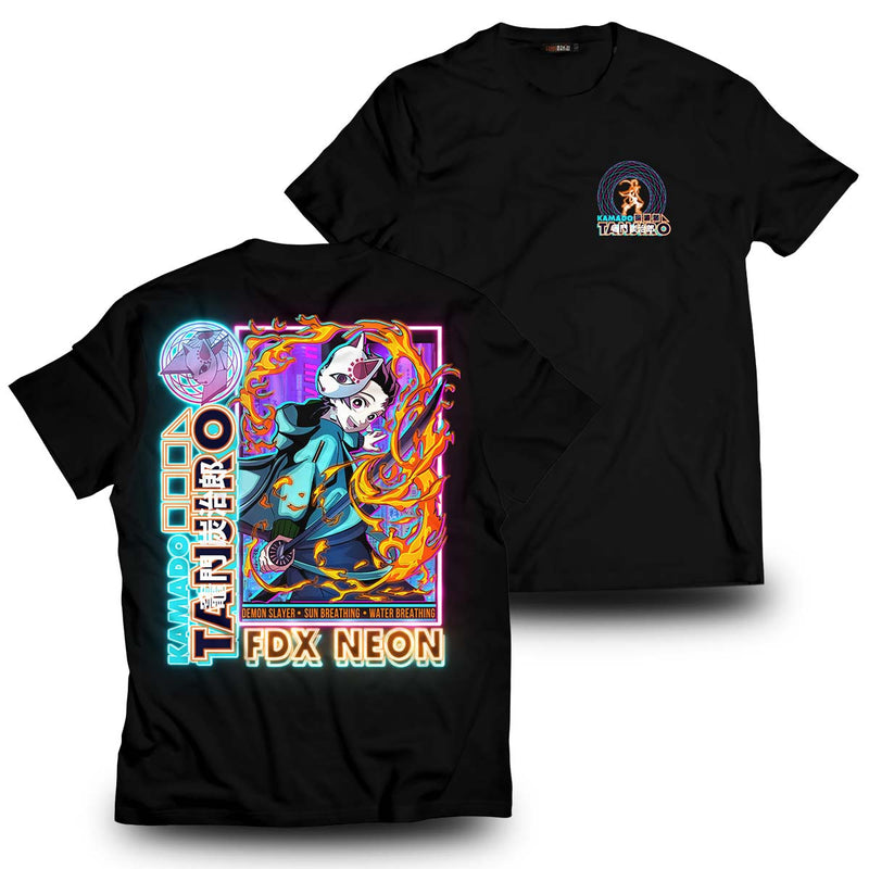 Demon Slayer T-Shirts – Tanjiro Neon Unisex T-Shirt