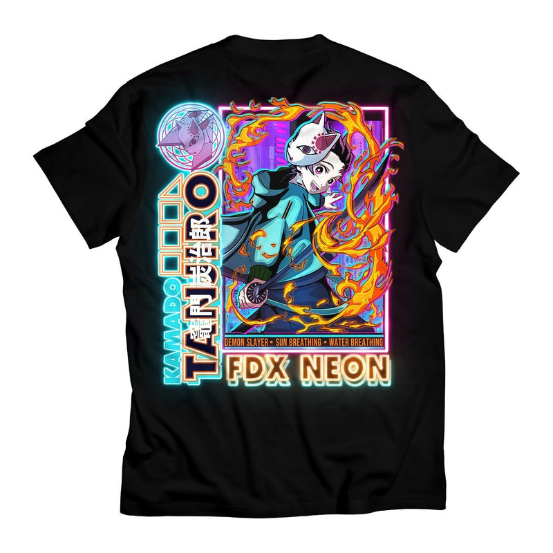 Demon Slayer T-Shirts – Tanjiro Neon Unisex T-Shirt