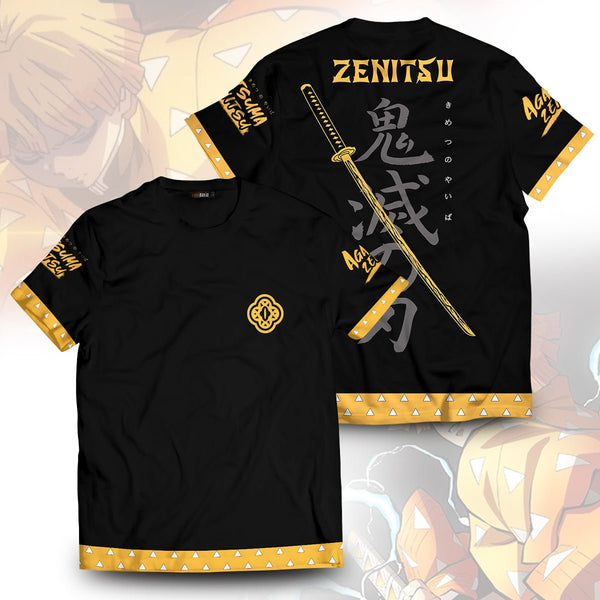 Demon Slayer T-Shirts – Zenitsu Style Unisex T-Shirt