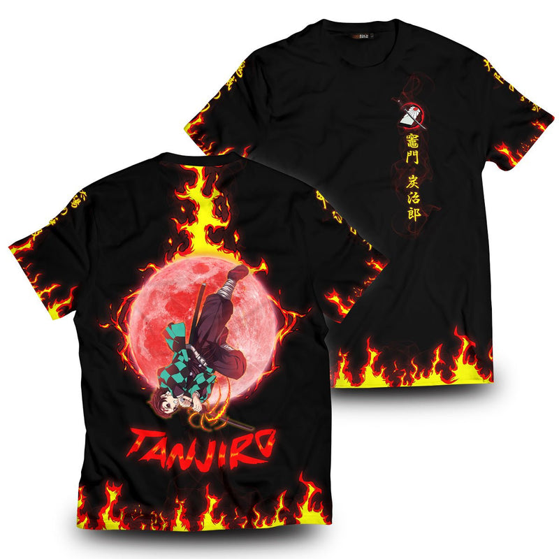 Demon Slayer T-Shirts – Tanjiro Moonfall Unisex T-Shirt