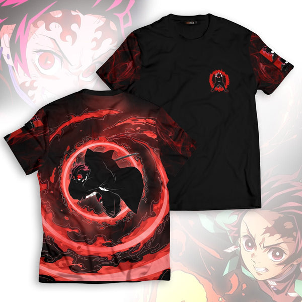 Demon Slayer T-Shirts – Red Tanjiro Unisex T-Shirt