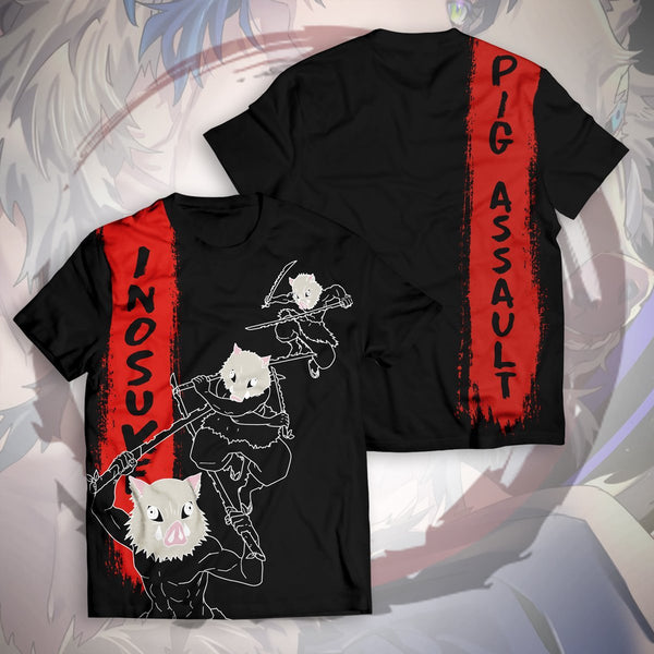 Demon Slayer T-Shirts – Inosuke Hashibira Semblance Unisex T-Shirt