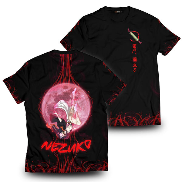 Demon Slayer T-Shirts – Nezuko Moonfall Unisex T-Shirt