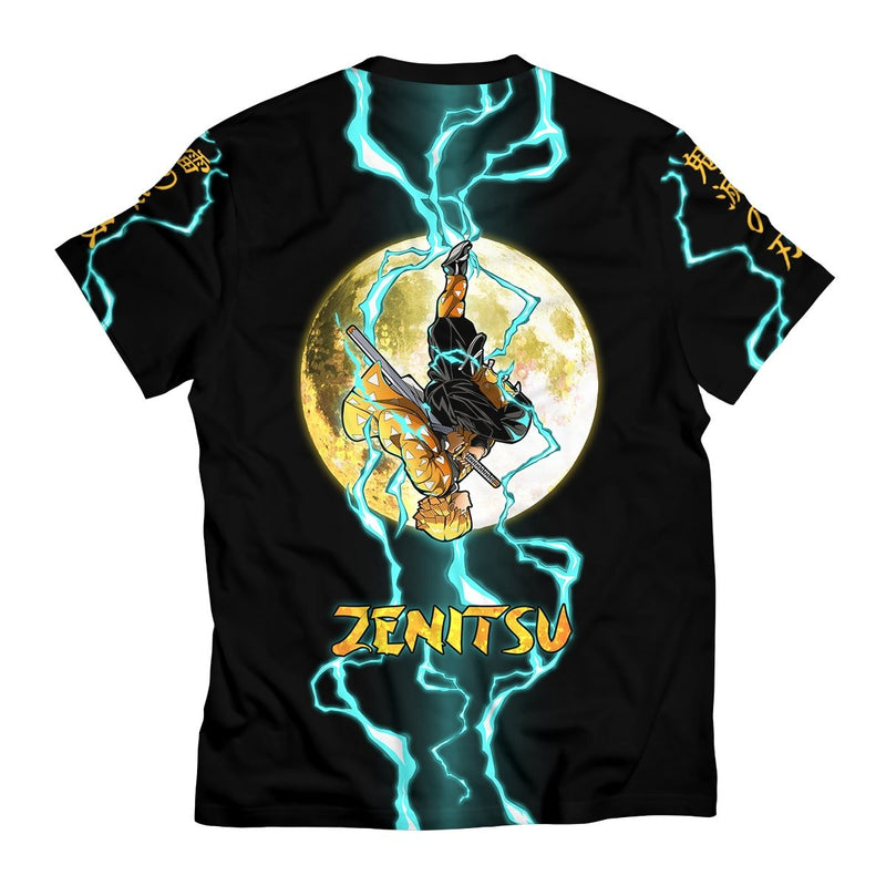 Demon Slayer T-Shirts – Zenitsu Moonfall Unisex T-Shirt