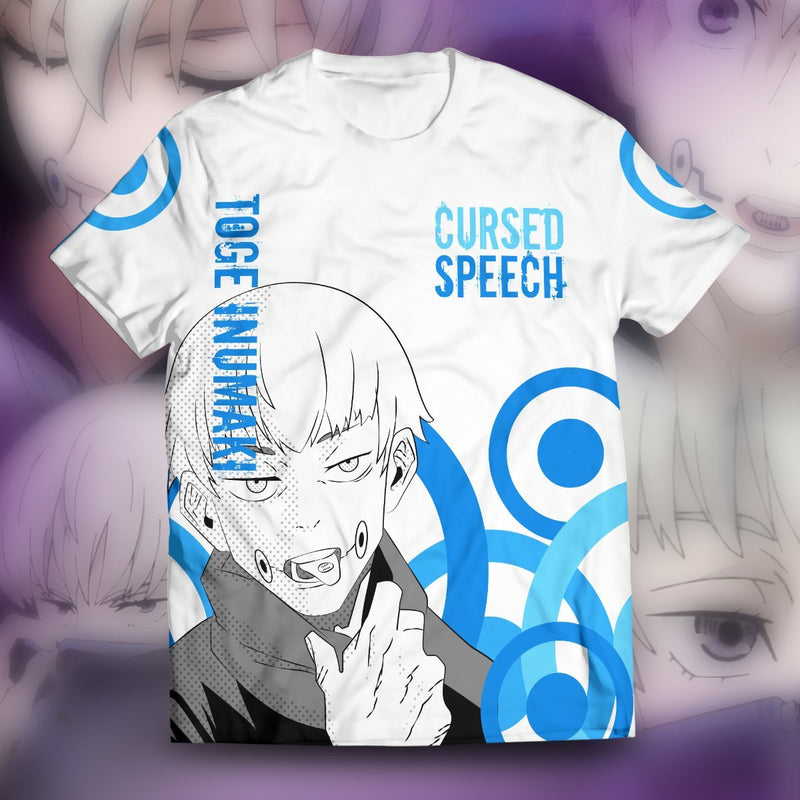 Jujutsu Kaisen T-shirts – Toge Cursed Speech Unisex T-Shirt