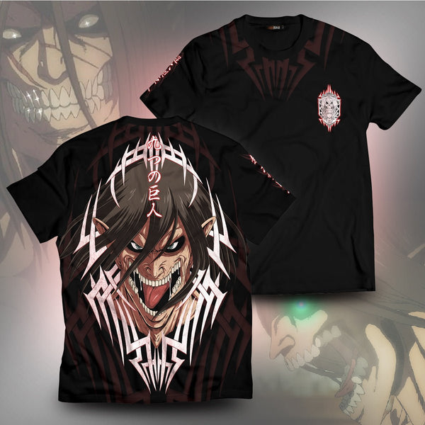 Attack On Titan T-Shirts - Tribal Attack Titan Unisex T-Shirt