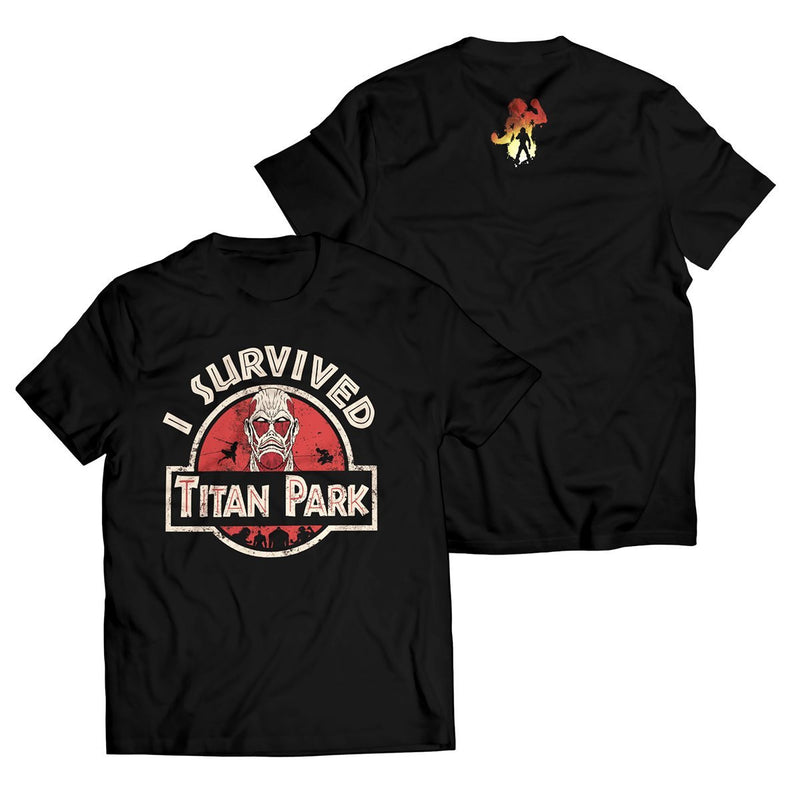 Attack On Titan T-Shirts - Survived Attack On Titan Unisex T-Shirt