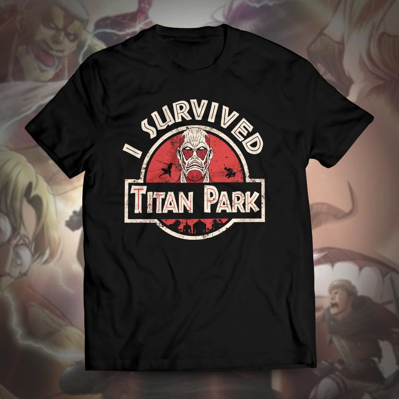 Attack On Titan T-Shirts - Survived Attack On Titan Unisex T-Shirt