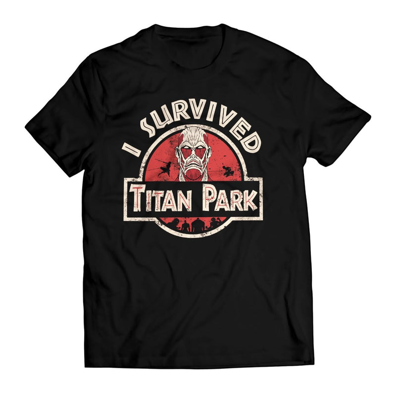 Attack On Titan T-Shirts - Survived Attack On Titan Unisex T-Shirt