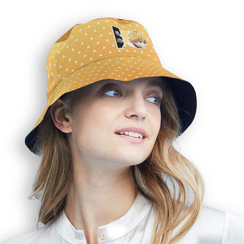 Zenitsu Agatsuma Anime Bucket Hat