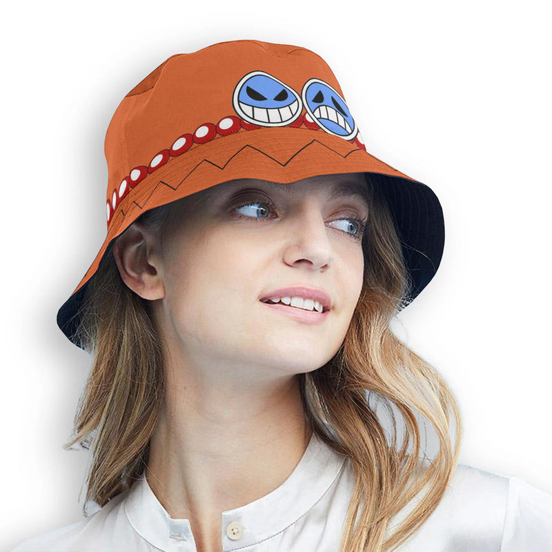 Portgas D Ace One Piece Anime Bucket Hat