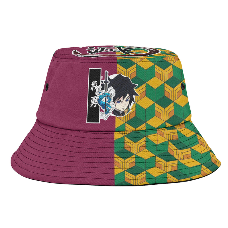 Giyuu Tomioka Demon Slayer Anime Bucket Hat