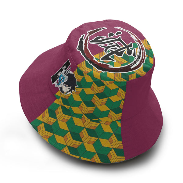 Giyuu Tomioka Demon Slayer Anime Bucket Hat