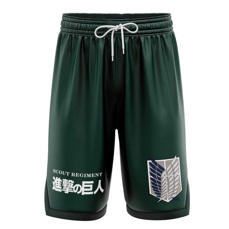 Scouting Regiment Attack on Titan Basketball Shorts