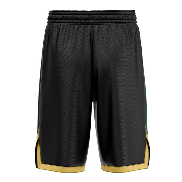 Black Bulls Black Cover Basketball Shorts