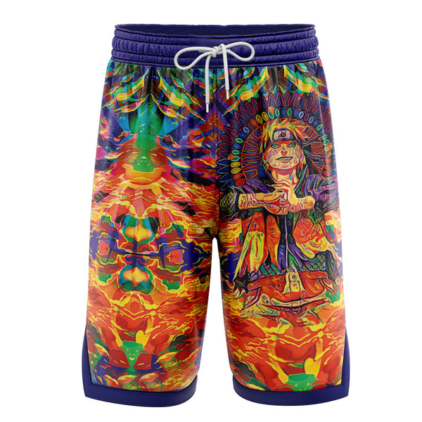 Trippy Naruto Basketball Shorts