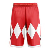 Red Ranger Mighty Morphin Power Rangers Basketball Shorts