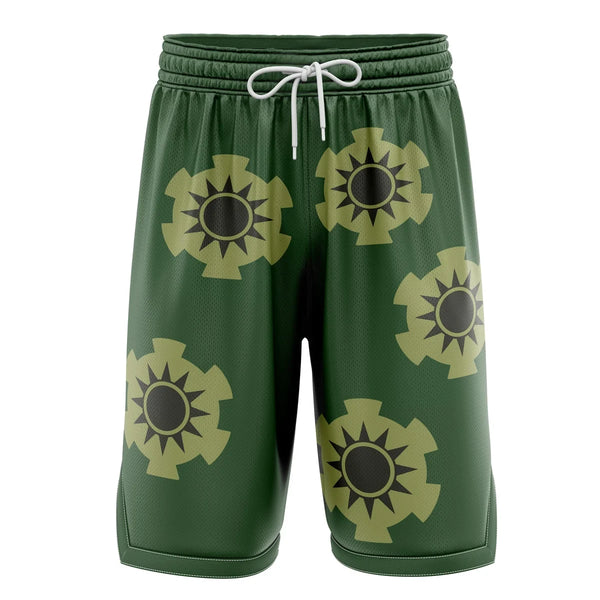 Zoro Wano One Piece Basketball Shorts