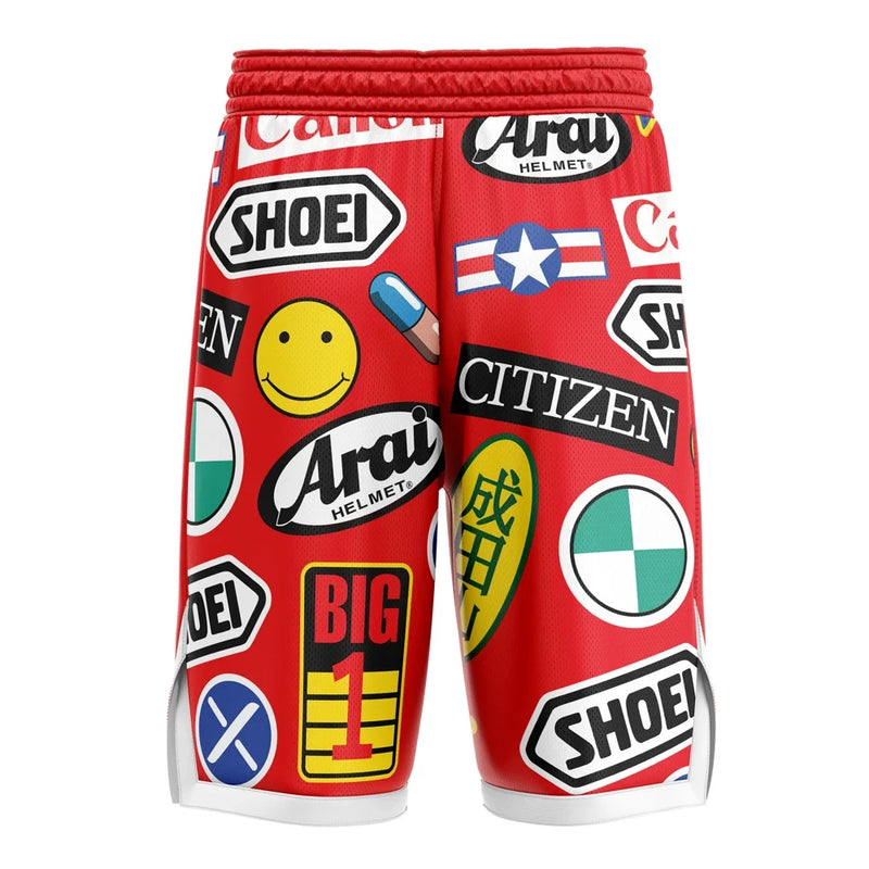 Akira Full Decals Basketball Shorts