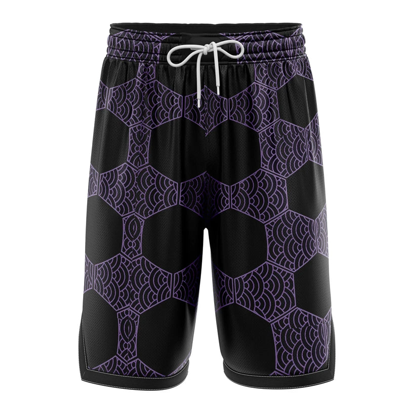 Kokushibo Demon Slayer Basketball Shorts