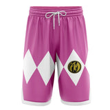 Pink Ranger Mighty Morphin Power Rangers Basketball Shorts