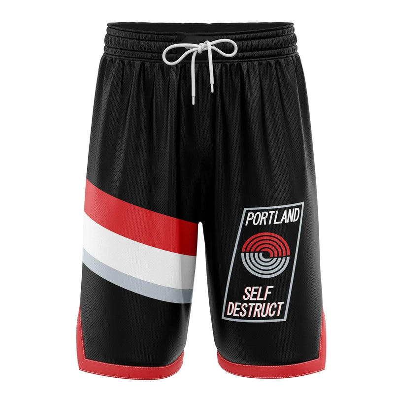 Portland Self Distruct Voltorb Pokemon Basketball Shorts