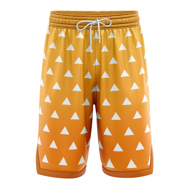 Zenitsu Agatsuma Demon Slayer Basketball Shorts