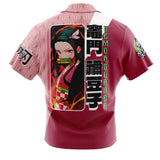 Kamado Nezuko Haori Demon Slayer Button Up Hawaiian Shirt