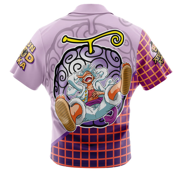 Gear 5th Luffy V2 Button Up Hawaiian Shirt