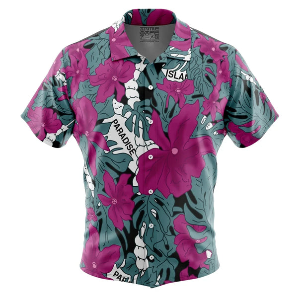 Dennis Nedry Jurassic Park Movie Button Up Hawaiian Shirt