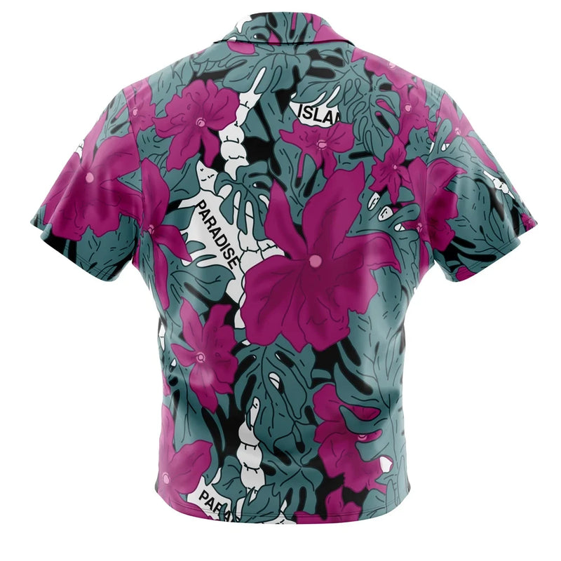 Dennis Nedry Jurassic Park Movie Button Up Hawaiian Shirt