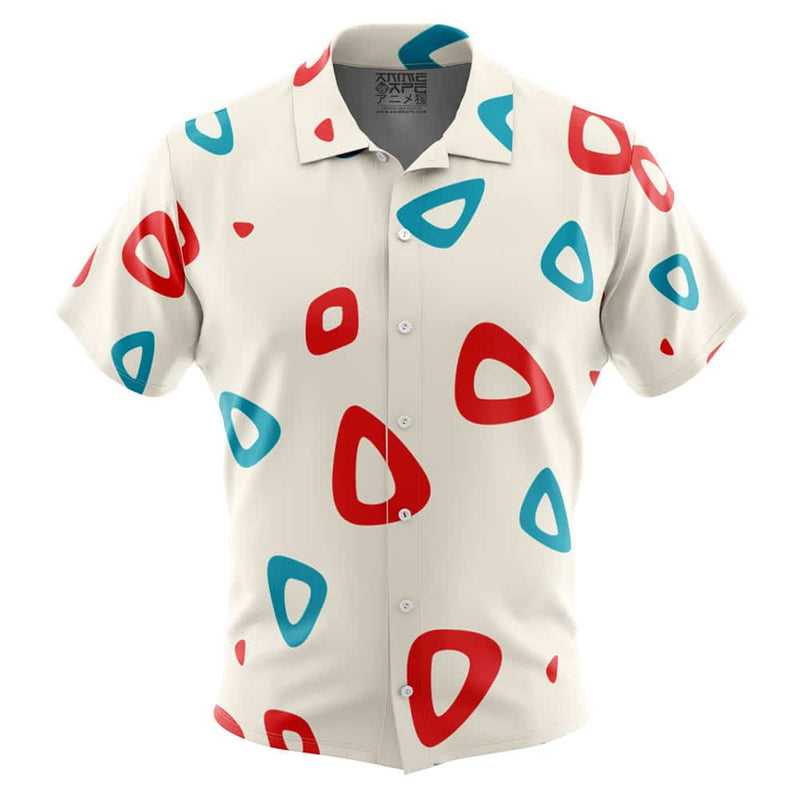 Togepi Pattern Pokemon Button Up Hawaiian Shirt