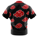 Naruto Akatsuki Button Up Hawaiian Shirt