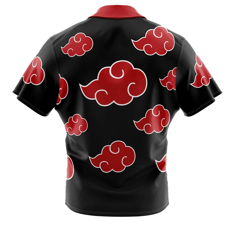 Naruto Akatsuki Button Up Hawaiian Shirt