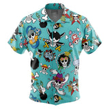 Strawhats Jolly Roger One Piece Button Up Hawaiian Shirt