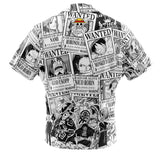 Aloha Strawhat Wanted One Piece Button Up Hawaiian Shirt