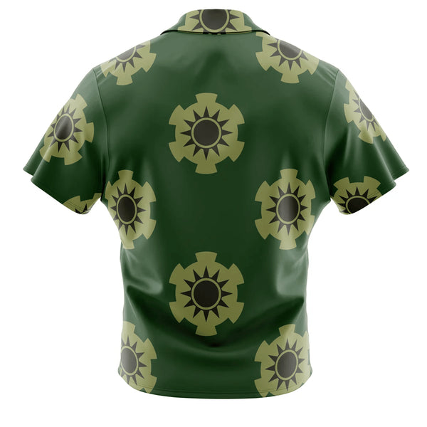 Zoro’s Wano Pattern One Piece Button Up Hawaiian Shirt