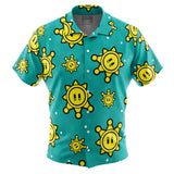 Shine Sprite Super Mario Sunshine Button Up Hawaiian Shirt