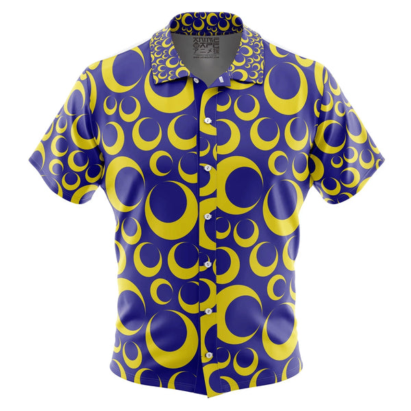 Crescent Sailor Moon Moon Button Up Hawaiian Shirt