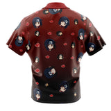 Itachi Uchiha Naruto Pattern Button Up Hawaiian Shirt