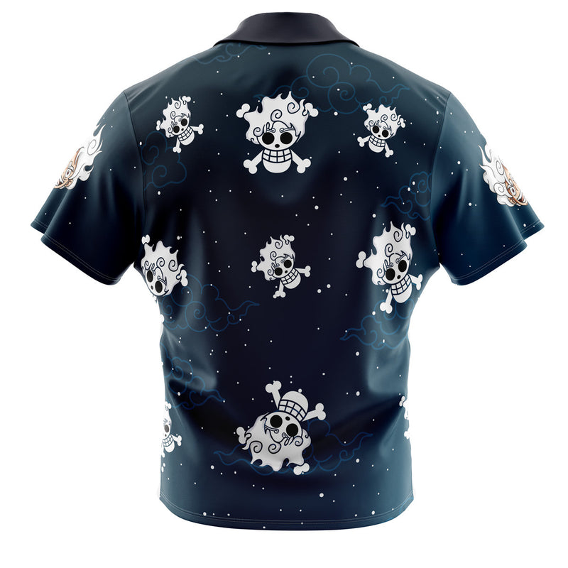 Luffy One Piece Gear5th Button Up Hawaiian Shirt