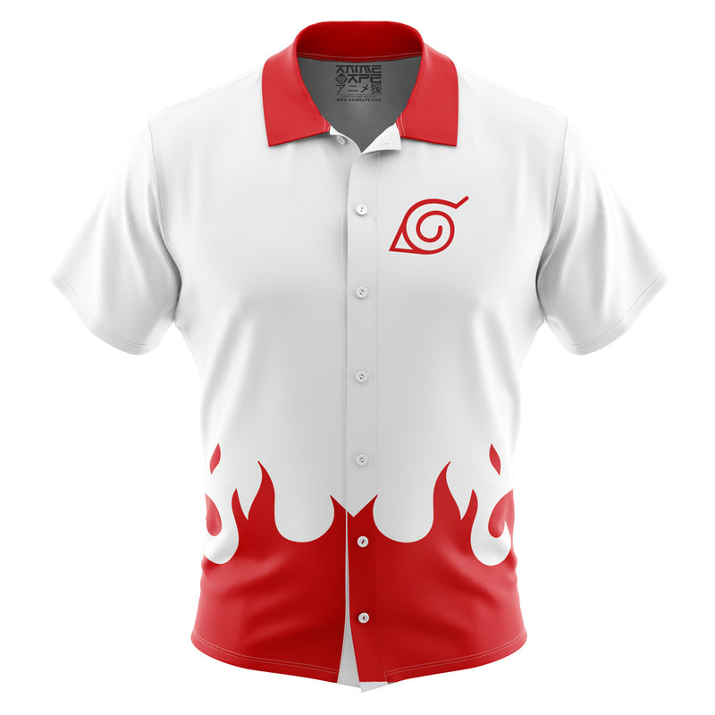 4th Hokage Naruto Button Up Hawaiian Shirt