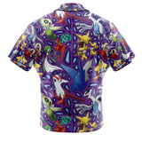 Psychic Type Pokemon Pokemon Button Up Hawaiian Shirt