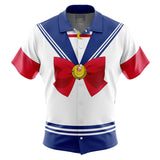 Usagi Tsukino Sailor Moon Button Up Hawaiian Shirt