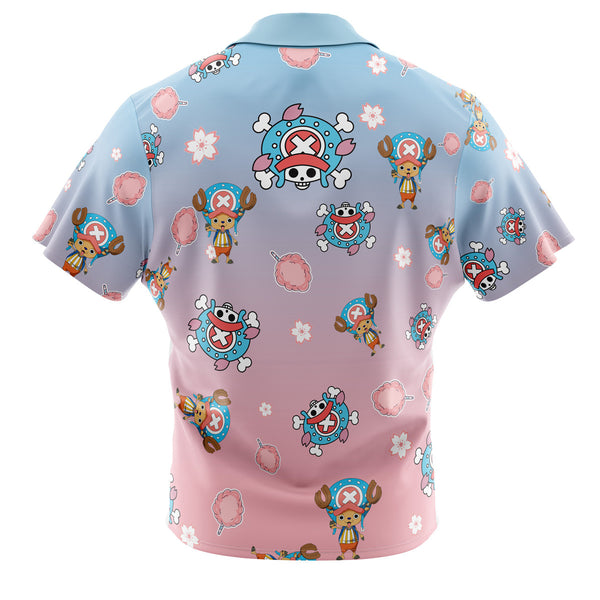 Chopper Pattern One Piece Button Up Hawaiian Shirt