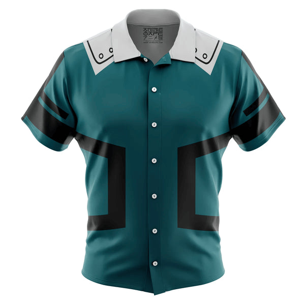 Deku My Hero Academia Button Up Hawaiian Shirt