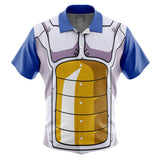 Vegeta Armor Dragon Ball Button Up Hawaiian Shirt