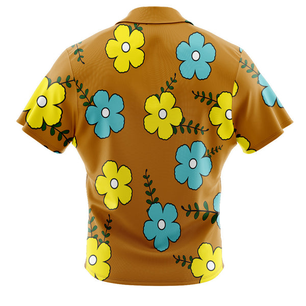 Sanji Egghead Island One Piece Button Up Hawaiian Shirt